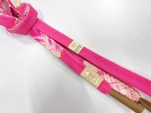 未使用品　正絹　手組帯締め